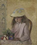 Camille Pissarro The Artist's Daughter Spain oil painting artist
